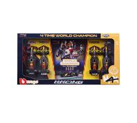 Bburago 1:43 Race Formula Oracle Red Bull 4-Time World Champio (Importación USA)