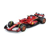 Bburago 1/43 - SF -24 para Scuderia Ferrari F1 Team SF24 Die Die Cast Adultos Modelo de automvil Muestra F1 GP 2024 COLECCIN - #55 Carlos Sainz