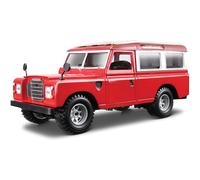 Bburago 18-22063 - Coche a Escala - Land Rover Serie II (Rojo, 1:24) Modelo