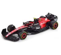 Bburago 18-38085Z - Coche a Escala - F1 Alfa Romeo C43'23 #24 Zhou (Escala 1:43)