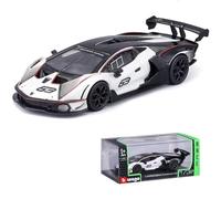 18-41167 Bburago Race - Lamborghini Essenza SCV12#63- Escala 1:32 - Blanco