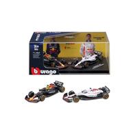 BBURAGO 2X Red Bull RB21#1 Verstappen F1 1:64 Modelo Coleccionista Modelo | 2 coches fieles Fomel 1 del campeón del mundo, idea de regalo para los amantes del automovilismo - a partir de 14 años