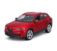 BBurago - Modelo a escala - Alfa Romeo Tonale 2023 - 1:24, puertas y capó abatibles - Rojo BU21109R