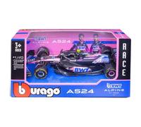 Bburago Alpine A524 Gasly Coche Fundido 1:43 F1 Diecast 2024