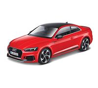 Bburago Audi RS 5 Coupe Red 1:24 | Maqueta de colección de un coupé deportivo con puertas que se abren, diseño dinámico, acabados cuidados, licencia oficial