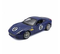 Bburago Auto De Modelo Ferrari California T The Sunoco Azul Escala 1:18