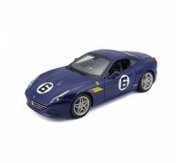 Bburago Auto De Modelo Ferrari California T The Sunoco Azul Escala 1:18