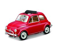 Bburago Automodelo 500L 1968 Escala 1:21 FIAT Rojo