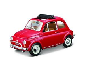 Bburago Automodelo 500L 1968 Escala 1:21 FIAT Rojo