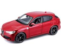 Bburago B18-21086 Alfa Romeo Stelvio 1:24, rojo