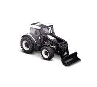 Bburago B18-31638 Tractor VALTRA M2Q Fundido a presión con Cargador Frontal de Trabajo, vehículo para Gatos, Color Blanco