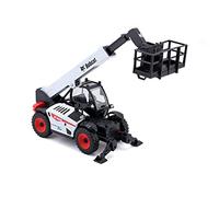 BBurago Manipulador telescópico Bobcat B18-32088 con plataforma Working Man Blanco Mediano