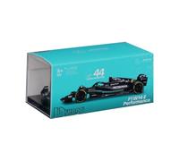 Bburago B18-38081H Mercedes Hamilton 2023 F1 Car con Casco, Negro, 1:43