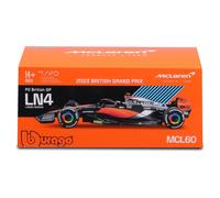 Bburago B18-38088N 1:43 F1 Mclaren Mcl60 2023 Con Casco Norris British Gp Nuevo