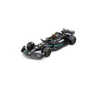 Bburago B18-38180H Fórmula 1 F1 MB W14 2023 (Hamilton) Coche de Carreras Fundido a presión, Negro