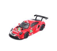 Bburago B18-38308 1:43 Porsche 911 RSR Lemans, Rojo, Mediano