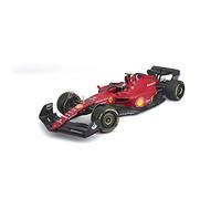 Bburago -BBURAGO-1/18 FERRARI-2022 Fórmula 1-con Casco #Sainz-Nouveaute FA 2022-Coche Miniatura para niño-reproducción a Escalera, 16811S