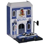 Bburago Bburago-1/43 City-Comisariat + 1 Vehículo 31502