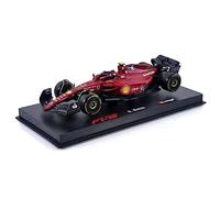Bburago -BBURAGO-1/43 Ferrari-SF 2022 Fórmula 1-con Casco #Sainz-Nouveaute FA 2022-Coche Miniatura para niño-reproducción a Escalera, 36831S