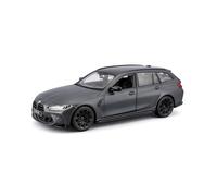 Bburago BMW M3 Touring G81, Gris, Modelo 1:24 Die-Cast, Fiel Coche de Juguete con Puertas móviles, a Partir de 3 años (18-21112G)