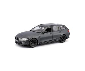 Bburago BMW M3 Touring G81, Gris, Modelo 1:24 Die-Cast, Fiel Coche de Juguete con Puertas móviles, a Partir de 3 años (18-21112G)