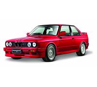 Bburago 18-21100 Coche a Escala BMW 3 Series M3 1988 (Rojo, 1:24) Modelo Auto