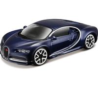 Bburago - Bugatti Chiron - Coche en miniatura en escala 1:43 - 30348 , color azul