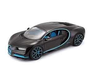 Bburago Bugatti Chiron en escala 1:18 en negro (18-11040BK)