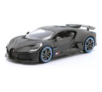 Bburago Bugatti Divo Coche a Escala 1:18 Carbono Gris Negro Miniatura Metal
