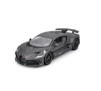 Bburago Bugatti Divo Coche a Escala 1:18 Carbono Gris Negro Miniatura Metal