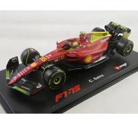BBurago Burago Ferrari F1-75 #55 Carlos Sainz Jr 2022 1/43 18-36831#55-MB