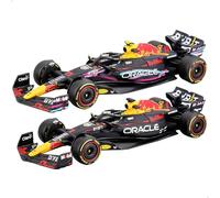 Burago Set 2 maquetas coches Fórmula 1 2023 Max Verstappen, Sergio Pérez, Oracle Red Bull Racing RB19, Escala 1/24, Maqueta coche, Miniatura de colección, F1, Burago, +3 años (78004)