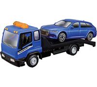 BBURAGO - Camión grúa con Coche Bburago - Maqueta Realista de camión grúa a Escala 1:43 (elección aleatoria Entre los Modelos Disponibles), Edad Recomendada 3+ años