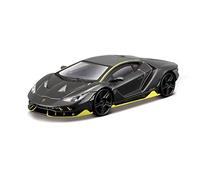 Bburago- Centenario Lamborghini Vehículo en Miniatura, Color Negro, 1/43 Echelle (MayCheong Group 30382)