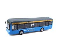 Bburago | City Bus | Transporte al Aeropuerto con Puertas correderas | Reproducción de miniaturas a Escala 1/64 | Rojo | Juguete para niños a Partir de 3 años - Coleccionable | 32103