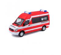 Bburago Coche a Escala Mercedes 1832006F Sprinter Feuerwehr Rojo 1:50 Colección