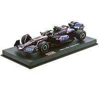 Bburago - Coche Alpine A524#10 (Gasly), con casco - Escala 1:43
