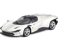 Bburago Ferrari Daytona SP3: Modelo de Coche Escala 1:43, Ferrari Signature Edition, Carcasa Dura, 10 cm, Color Blanco (18-36914)