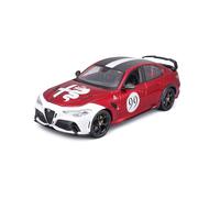 Bburago - Coche en Miniatura de colección, 11049R/W, Alfa Red White