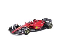 Caja Roto Modelo Fórmula 1 Ferrari F1-75 Diecast 1/43 Piloto Leclerc 16 Bburago