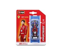 Bburago - F1 Ferrari SF-25#16 Charles Leclerc 2025, Coche diecast a Escala 1:64, réplica Detallada de monoplaza de Fórmula 1, Licencia Oficial Ferrari, Blister de colección, Edad Recomendada: 14+