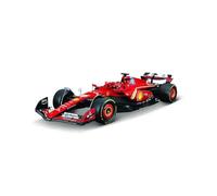 Bburago F1 Formula 1 Ferrari SF-24 (2024) con casco - SAINZ - Escala 1:18 - Replica de coches de carreras de colección increíblemente detallada