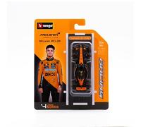 Bburago - F1 McLaren F1 MCL39 2025#4 Lando Norris, Coche diecast a Escala 1:64, réplica Detallada de monoplaza de Fórmula 1, Colores Oficiales de McLaren, blíster Coleccionable, 14+