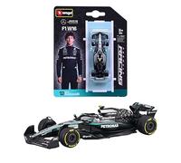 Bburago - F1 Mercedes-AMG F1 W16 2025#12 Antonelli, Coche diecast a Escala 1:64, réplica Detallada de monoplaza de Fórmula 1, Colores Oficiales de Mercedes, blíster de colección, 14+