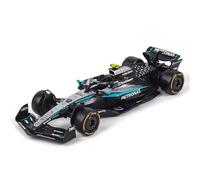 Bburago - F1 Mercedes-AMG F1 W16 2025#12 Antonelli, Coche diecast a Escala 1:64, réplica Detallada de monoplaza de Fórmula 1, Colores Oficiales de Mercedes, blíster de colección, 14+