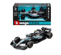 Bburago - F1 Mercedes-AMG W16 2025#12 Antonelli, Auto Diecast in Scala 1:43 con Dettagli Autentici, Replica F1 Mercedes, Livrea Argento/Nera, Licenza Ufficiale, Età Consigliata 3+ Anni