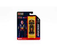Bburago - F1 Red Bull Racing RB21 2025#1 MAX Verstappen, Coche diecast a Escala 1:64, réplica Detallada de monoplaza de Fórmula 1, Colores Oficiales, blíster de colección, Edad Recomendada 14+ años