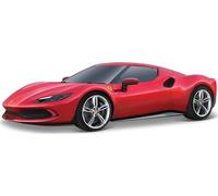 Bburago - Ferrari 296 GTB R&P - Coche Realista a Escala 1:43, Licencia Oficial Ferrari, Edad Recomendada a Partir de 3 años