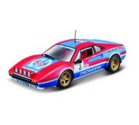 Bburago Ferrari 308GTB '82: Coche en Escala 1:43, Serie Ferrari Racing, Caja de Regalo, 12 cm, Rojo #3 (18-36304)