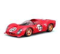 Bburago - Ferrari 330 P4 Daytona 1967, Coche diecast a Escala 1:24, réplica Fiel con Puertas móviles, Leyenda de Las Carreras de Resistencia, Licencia Ferrari, Edad Recomendada 14+ años